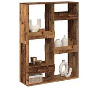 Room Divider Privacy Screen Room Partition Bookcase Engineered Wood vidaXL
