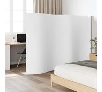 vidaXL Room Divider, Privacy Screen for Home Bedroom Living Room, Screen Privacy Panel for Decoration, Room Partition, Modern Style, White Bamboo