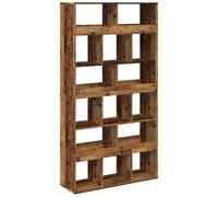 vidaXL Room Divider Old Wood 100X33X187.5 Cm Engineered Wood, Brown