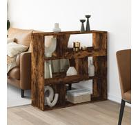 vidaXL Room Divider Smoked Oak 100x33x94.5 cm Engineered Wood