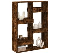 Room Divider Privacy Screen Room Partition Bookcase Engineered Wood vidaXL