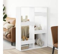 vidaXL Room Divider White 100x33x135 cm Engineered Wood