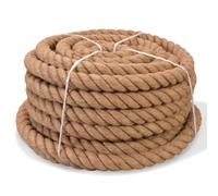 vidaXL Rope 100% Jute 14mm 100m Boat Rope Cable Wire Decking Lifting Swing