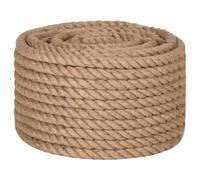 Vidaxl Rope 100% Jute 20 mm 100 M Ropes