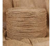 vidaXL Rope 100% Jute 8 mm x 500 m – Boat, Decking & Lifting