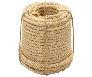 vidaXL Rope 100% Sisal 12mm 100m Twisted Twine Braided Rope Cat Scratching