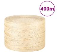 vidaXL Rope 100% Sisal 3 mm 400 m