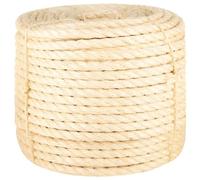 Rope 100% Sisal Twisted Twine Braided Rope Cat Scratching Twisted Rope vidaXL