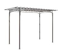 vidaXL Rose Arch Steel Garden Arbor Decoration Gazebos Climbing Plants Support v