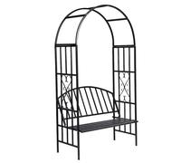 Vidaxl Garden Rose Arch With Bench