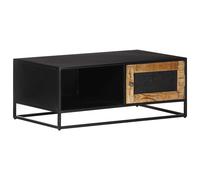 vidaXL Rough Mango Wood Coffee Table Side Telephone Table Living Room Home