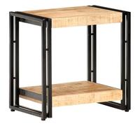 vidaXL Rough Mango Wood Side Table Home Wooden Accent End Couch Sofa Desk