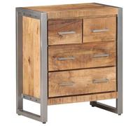 vidaXL Rough Mango Wood Sideboard Industrial Side Cabinet Standing Lowboard