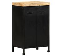 vidaXL Sideboard 47x35x76 cm Rough Mango Wood, Brown