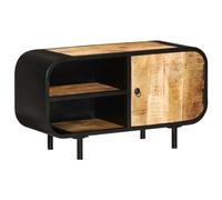 vidaXL Rough Mango Wood TV Cabinet Living Room Lowboard Sideboard TV Stand