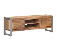vidaXL Rough Mango Wood TV Cabinet Media Unit Standing Lowboard Furniture