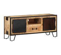 vidaXL Rough Mango Wood TV Cabinet Wooden Stereo Cabinet Lowboard Sideboard
