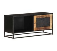 vidaXL Rough Mango Wood TV Cabinet Wooden Television Stereo Media Stand Unit Low