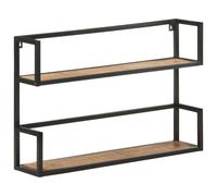 vidaXL Rough Mango Wood Wall Shelf Hanging Floating Wall-Mounted Cabinet Home