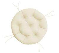 vidaXL Round Cushion Cream Ø 60 x11 cm Oxford Fabric