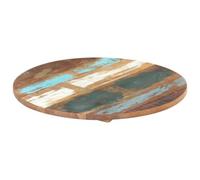Vidaxl Round Table Top 50 Cm 25-27 mm Solid Reclaimed Wood