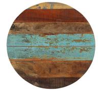Vidaxl Round Table Top 60 Cm 15-16 mm Solid Reclaimed Wood