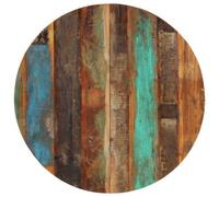 Vidaxl Round Table Top 80 Cm 15-16 mm Solid Reclaimed Wood