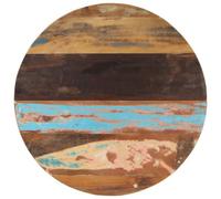 Vidaxl Round Table Top 80 Cm 25-27 mm Solid Reclaimed Wood