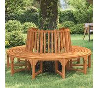 Vidaxl Round Tree Bench 208 Cm Solid Wood Eucalyptus