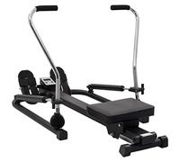 vidaXL Rowing Machine 5 Level Hydraulic Resistance Flexible Home Gym Muscle Toning Workout Station Easy Storage Cardio Training Machine