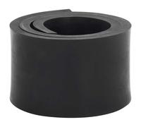 vidaXL Rubber Edge for Snow Plow Black 120x10x1 cm