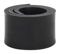 vidaXL Rubber Edge for Snow Plow Black 120x10x1 cm | Made from tough rubber that's built to last, Helps to keep the noise down when you're using it, Simple height adjustments