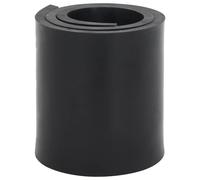 vidaXL Rubber Edge for Snow Plow Black 120x15x1 cm