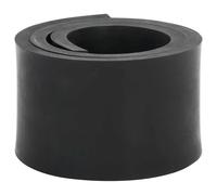 vidaXL Rubber Edge for Snow Plow Black 120x8x1 cm