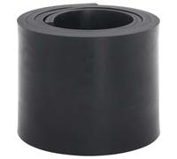 vidaXL Snow Plow Rubber Edge – 150x15x1 cm, Black