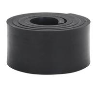 vidaXL Rubber Edge for Snow Plow Black 180x10x1 cm