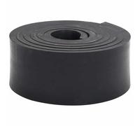 vidaXL rubber edge for snow plow - black 250x10x1 cm - weather quiet surface protection