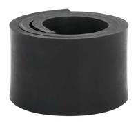 vidaXL Rubber Edge for Snow Plow Black 80x10x1 cm