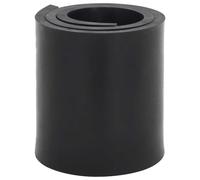 vidaXL Rubber Edge for Snow Plow Black 80x15x1 cm