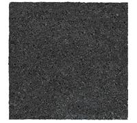 vidaXL Rubber Pad Black Rubber Office Supplies, Modern Pad, Durable Rubber Cushioning, Non-Slip, Practical for Indoor, Safe Use