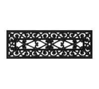 vidaXL Rubber Stair Treads - Non-Slip, Durable Tread Covers for Indoor/Outdoor Steps 25x75 cm, Easy Clean, Decorative Design, 5-Pack
