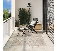 vidaXL Rug ARBIZU Indoor and Outdoor Vintage Design 160x230 cm