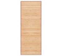 Vidaxl Rug Bamboo 80X200 Cm Brown