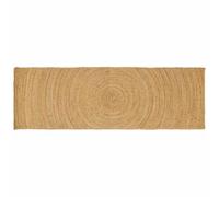 vidaXL Rug Brown 60 x 300 cm Jute, Living Room, Rectangular Jute Rug, Modern Area, Eco-Friendly, Decorative Carpeting, Minimalist Flooring, Artisan Design