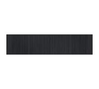 vidaXL Rug Black Bamboo - Rectangular, Water-Resistant, Anti-Slip - 70x300 cm