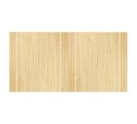 vidaXL Rug Rectangular Light Nature 100x200 cm Bamboo – Water-resistant, Non-slip Backing