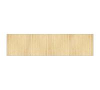 Rug Rectangular Light Natural100x400 cm Bamboo