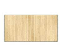 vidaXL Light Natural Bamboo Rug - Rectangular Area Carpet/Runner for Living Room, Bedroom, and Hallway - 100x200cm Beige Bamboo Mat with Anti-Slip Backing