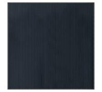 vidaXL Grey Rectangular Bamboo Rug - Modern Design Area Hallway Carpet Runner with Anti-Slip Backing, Easy to Clean, 100x100cm