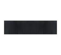 vidaXL Rug Floor Mat Area Rug Hallway Carpet Runner Rectangular Black Bamboo